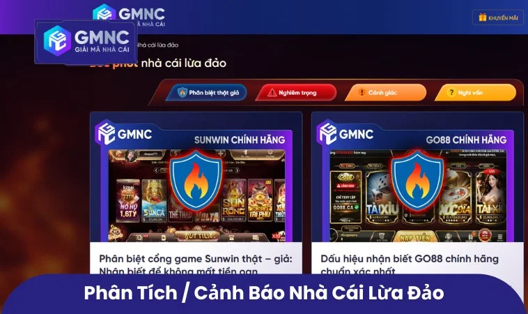 Phân tích / Cảnh báo nhà cái lừa đảo